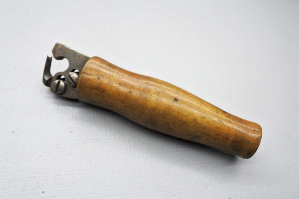 Vintage Leather Shave, nice handle, leather tools
