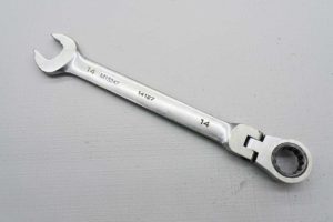 GM 14mm Open And Ring Ratchet Spanner