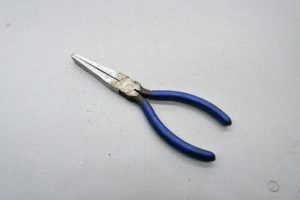 USA Long Flatnose Pliers With 3/8" Wide Jaws