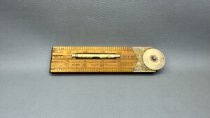 Rabone No 1190 Boxwood Rule & Level 24" Long Made In England In Good Condition