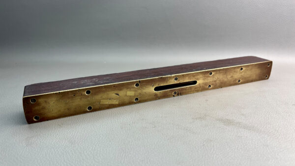 Brass Top Timber Level 15" Long - Vial Is Good - Uncleaned 