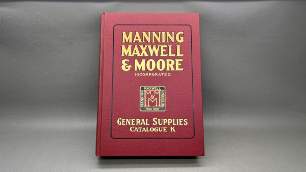 RARE Manning Maxwell & Moore Inc Catalog K