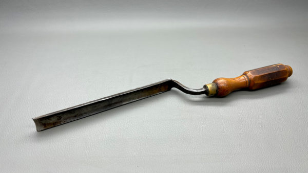 Ward Cranked 7/8" Boxwood Gouge Chisel In Good Condition
