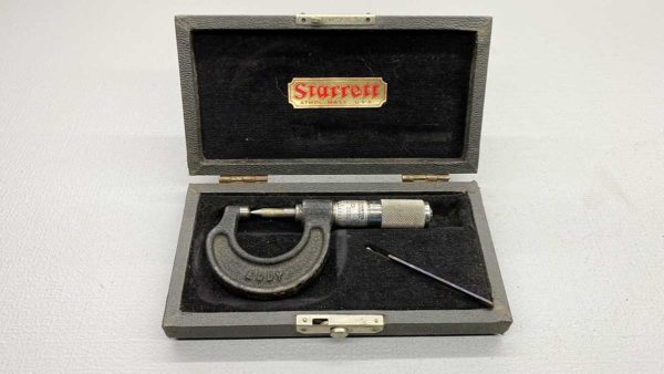 Starrett USA Special 0 - 1" Point Micrometer Marketed As The eddy