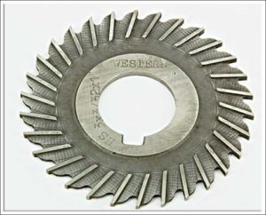 Western 3 X 3/32 X 1" Slitting Saw, 1" Bore Hole.