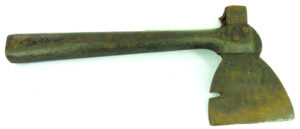 Steel Hatchet With Nail Puller, All Metal Handle, Early, 4" Edge.
