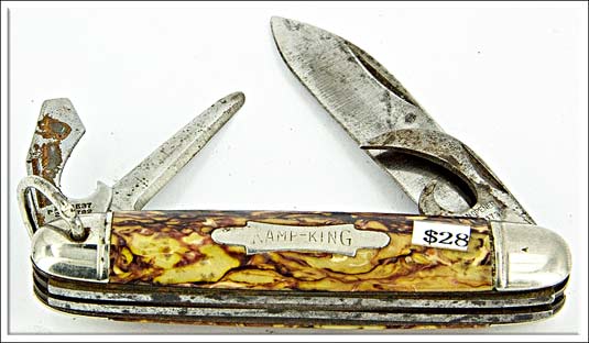 Hammer Brand Usa Kamp-King Pocket Knife, 2 1/2 Blade. - Tool Exchange