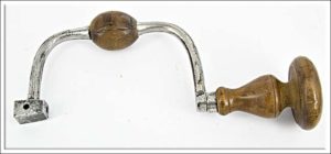 Vintage Brace, Knob Has Crack, Timber In Top Handle Is Fine, Nice Early One.