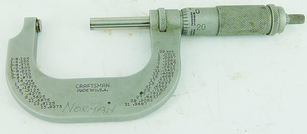 Craftsman USA 1 -2" Micrometer