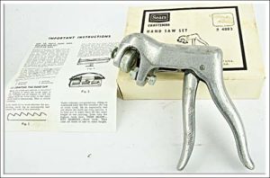 Craftsman Usa Sawset Iob, Come With Instructions.