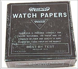 Murco Watch Papers Complete Box.