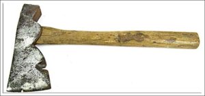 Small Hatchet With Hammerhead And Side Nail Puller, Good Handle.