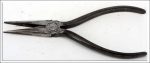 Klein & Sons Usa Needle Nose Pliers, 7" Long With Side Cutter.