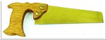 Miniature Saw With Brass Blade, 5" Blade.