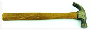 Small Claw Hammer, Good Handle, 2 7/8" Long Head.