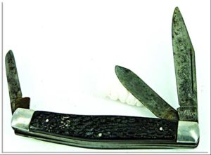 Sabre #644 Japan 3 Blade Pocket Knife, 3" Blade.