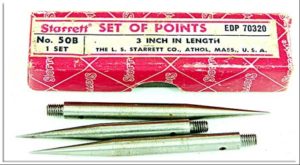 Starrett #50B Set Points In The Box.
