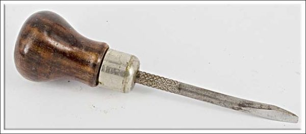 Miniature 3 /12" Timber Handle Screwdriver, Flat Head.