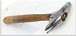 Early Farriers Hammer, Maker Is Worn, 4" Head.