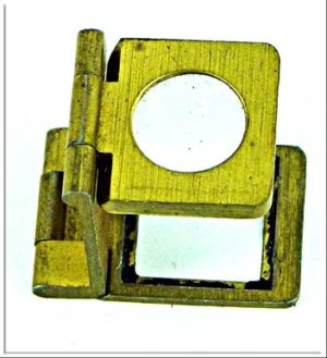 Small Brass Cased Small Magnifier.