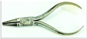 Jeweler's Pliers, 4", Flat Nose.