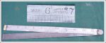 J Rabone & Sons #1641 2Ft Rule With Brass Ends, Early Rule.