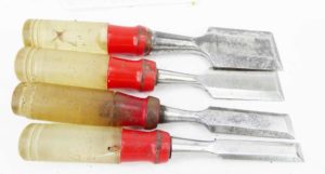 Stanley Handyman Chisels USA 1 1/4, 1, 3/4, 1/2.