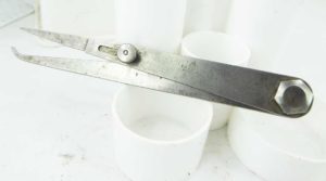 Starrett #41 Hermaphrodite Firm Joint Calipers, 6".