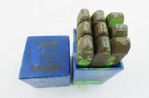 Bodmann Germany 1/4" Number Set.