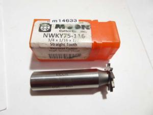 Moon USA 3/4x1/16x1/2" key seat cutter as new iob