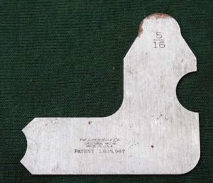 Lufkin Radius Gauge 5/16".