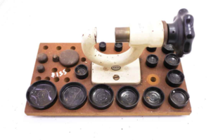 Watchmakers crystal press almost complete