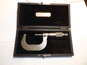 Starrett 1212 1 - 2" micrometer iob