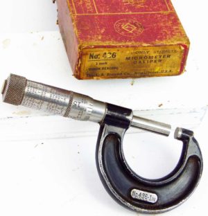 Starrett #436 0 - 1" Micrometer Iob.