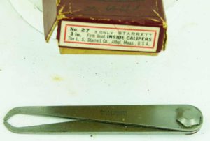Starrett #27 Firm Joint Caliper 3" Iob.