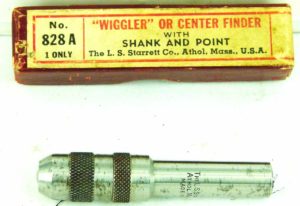 Starrett No 828A Wiggler Or Center Finder With Shank And Point.