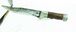 Bowie Knife, Maker Worn, Real Nice In The Hand, 5" Blade.