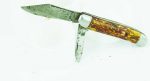 Hammer Brand USA 2 Blade Pocket Knife, 2 1/4" Edge.