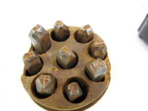 Number Punch set 1/4", mixed maker