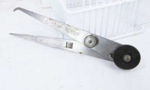 Starrett 6 1/2" lock joint caliper with micro adjustment