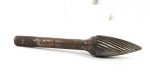 Quality steel grinding burr, 1/2" taper