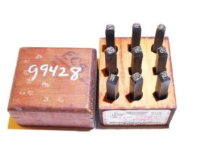 Millers Falls 1/8" number set