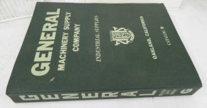 General Machinery Supply Co Catalog G, dated 1973, 486pages, industial supplies, little used.