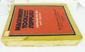 Machinery Tools and Supplies catalog 80 dated 1916 1152 pages, missing spine and back cover