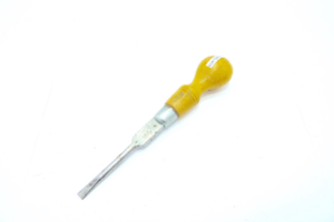 Marples, timber handle, 1/4” flat head Screwdriver, 6 1/2” long