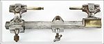 Jewelers Steel Verge Mini Lathe, Steel Base Is 7 3/4" Long.