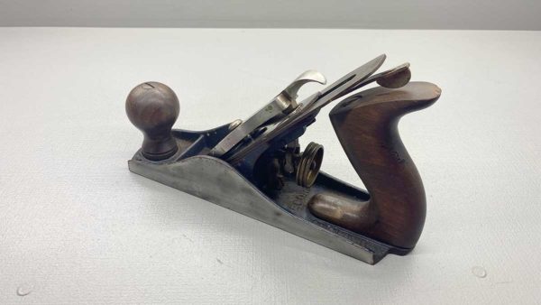 Record No 3 Bench Plane Made In England Good Tote and Knob Uncleaned