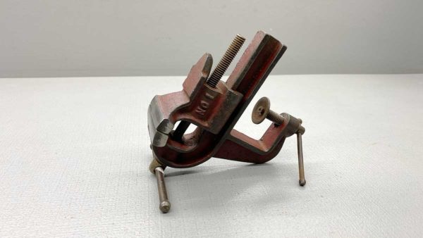 Clamp On Bench Vice From L H & F Co With 1 3/4" Jaws and Anvil at the rear