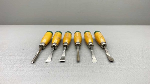 Millers Falls Set Of Six Carving Chisels In good condition