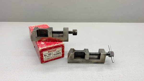 Starrett No 160 Clamp Set Of Two IOB In Top Condition